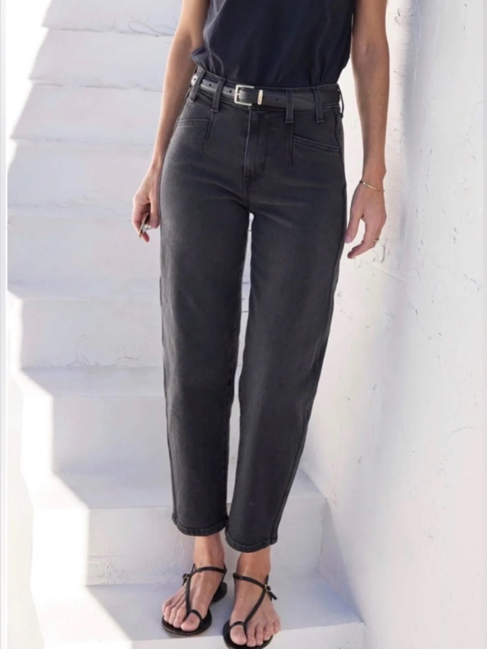 AYR The Beat Barrel Leg Jeans. Sz 25